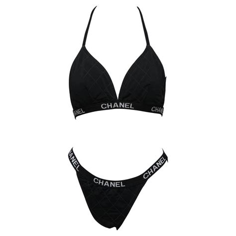 chanel logo bikini|Chanel Swimwear .